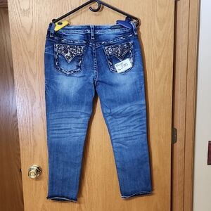 Vigoss Stylish Blue Women's Jean capris 7/8x25 number 3786